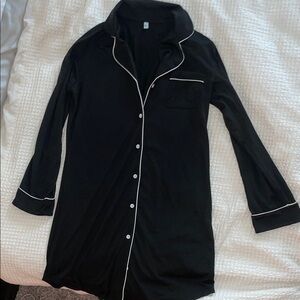 Black Women's Pajama Shirt